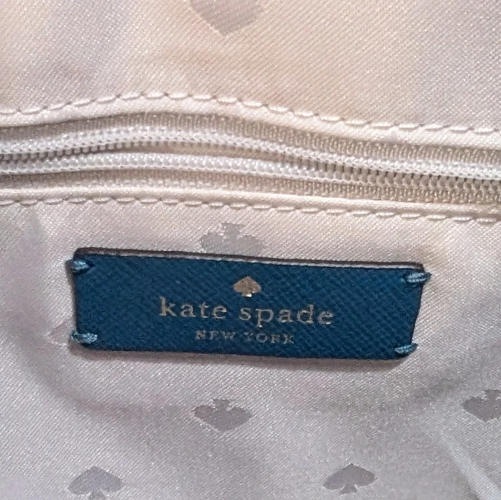 Kate Spade Staci Dark Turquoise Blue Leather Dome Crossbody Bag - NEW!